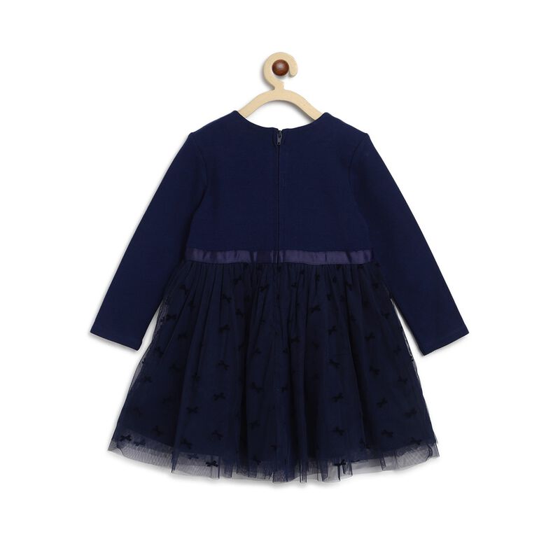 Knitted Long Sleeve Dress image number 1